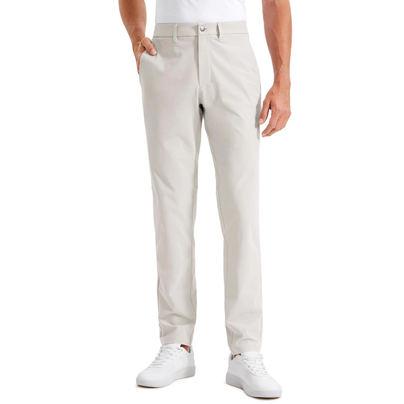 Cross-Border Men's All-Season Comfortable Golf Pants, Quick-Drying Lightweight Work Casual Pants with Pockets and Elegant