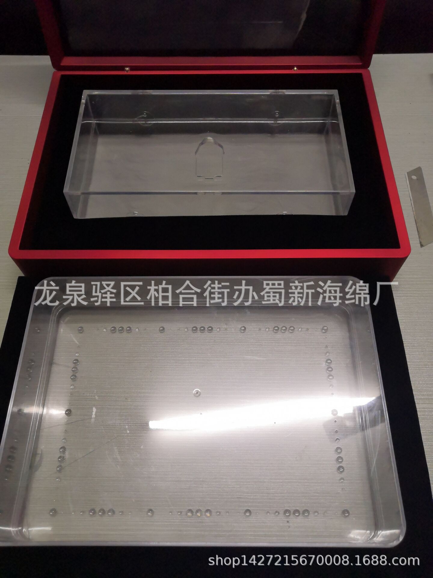 厂家供应黑色EVA28度软泡沫内衬成型异形表黑绒内衬包装