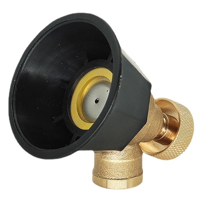 Atomización agrícola boquilla ajustable cobre negro ciclón boquilla rociador jardín frutas y vegetales pesticidas agrícolas