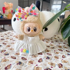 僅衣服】一二代盲盒拉布布坐坐派對公仔衣服LABUBU着替彩色星星裙