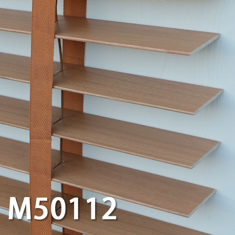 Basswood Solid Wood Blinds (Fugelin) — 5 cm Slats, Custom Width & Height