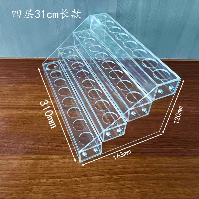 Removable stepped chamber test tube dropper holder centrifuge tube holder 50-hole multi-layer colorimetric tube holder