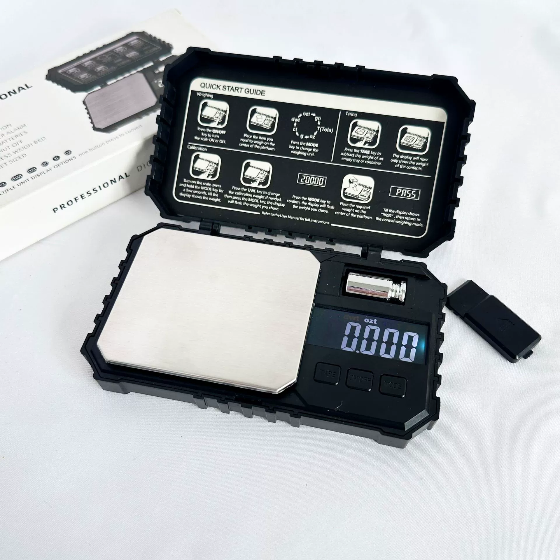 Высокоточные ювелирные весы с точностью 0,01 г, миниатюрные карманные весы, портативные электронные весы для измерения веса.