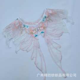 批发汉服古风云肩配饰刺绣辅料蝴蝶流苏挂件配件服装民族风