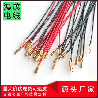 定制插簧小型2.0端子线小开关连接线310马达直插110插片线束阻燃