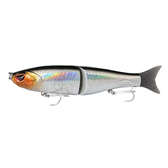 Cross-border special large bionic two-section soft tail bait built-in steel ball long-distance sea fishing Luya fake bait to lure fish