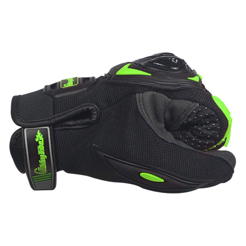 Motocicleta pantalla táctil al aire libre antideslizante guantes anticolisión dedo largo guantes de garra fantasma carreras guantes de motocicleta