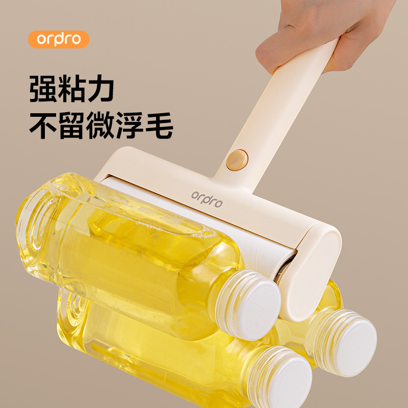 Roller adhesivo de pelo tipo desgarrado reemplazable papel rodante cepillo de eliminación de pelo para eliminar el pelo de gato ropa poderosa limpieza de pelo artefacto mágico