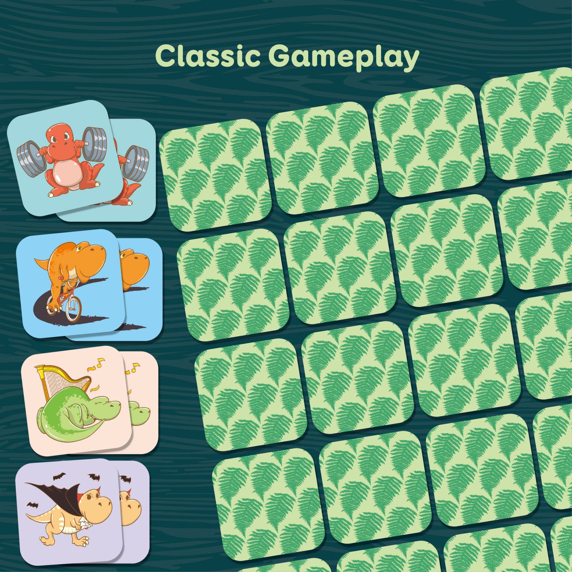 恐龙-matching game效果图--03