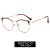 L95537 Cross -border hot -selling model anti -Blu -ray computer glasses fashion foreign trade flat lens metal glasses frame