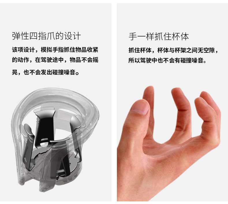 Shockproof car water Cup drink holder hanging car air outlet Tea Cup Holder Holder ashtray Holder