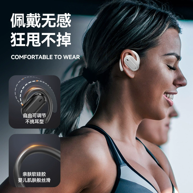 Регулируемая открытая Bluetooth-гарнитура OWS, беспроводные спортивные наушники-висюльки для бега
