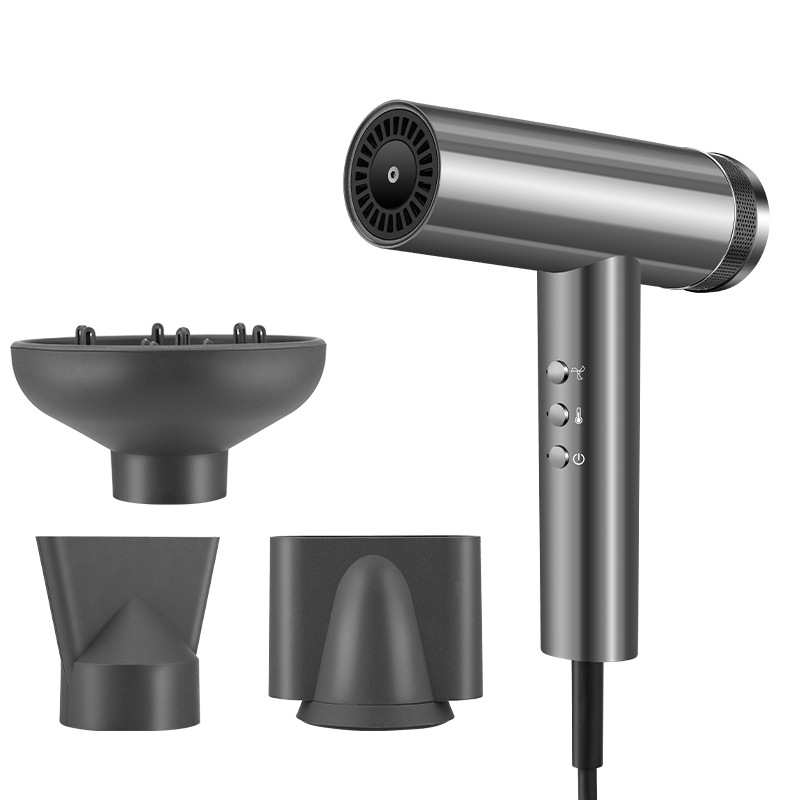 跨境新款吹风机无刷高速锤子电吹风大功率吹风筒磁吸风嘴美发电器