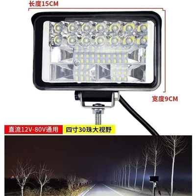 Motorcycle headlights, headlights – Electric Tricycles - standard-super-bright-4inch-astigmatism-white-light-high-and-low-beam-led-light