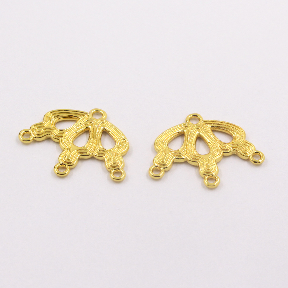 铸铜花纹流苏耳环挂件 发簪头饰流苏禁步diy饰品配件古风国风饰品