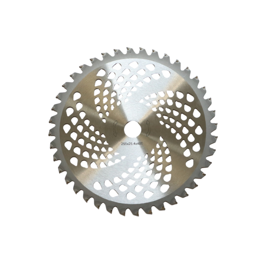 10寸40齿60齿80齿割草机刀片割灌机通用刀片合金锯片园林配件通用