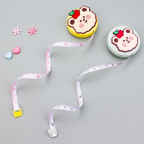 Student stationery cute cartoon portable double-sided measuring tape children Korean version girly heart ins style school supplies