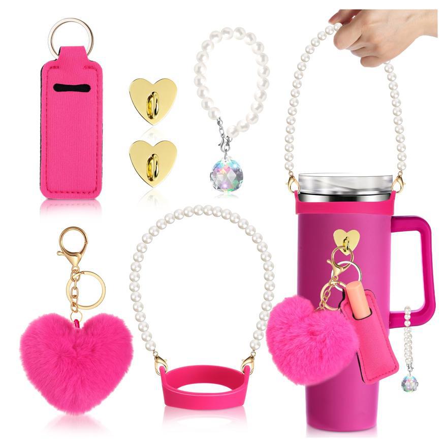 Stanley Cup Hanging Rope Water Bottle Accessories Set with Silicon…