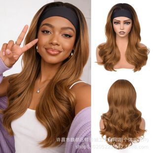 �羳�W��Ůʿ�^�����z���L���l�ٰl�^�� Ice silk headband wig