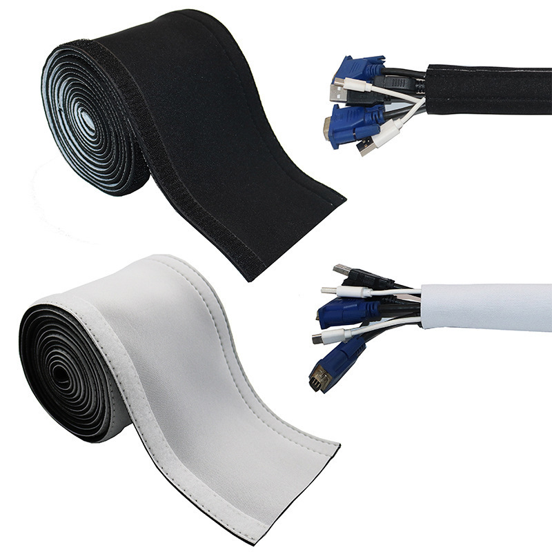 1米1.5米3米电线套魔术贴款潜水料电线整理收纳套绝缘套管多规格