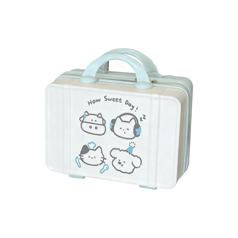 2025 nueva bolsa de maquillaje maleta de viaje de alto valor original maleta portátil de maquillaje de mano encantadora