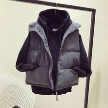 外套冬季灯芯绒棉马甲女2025新款坎肩宽松外穿韩版无袖棉服外套潮