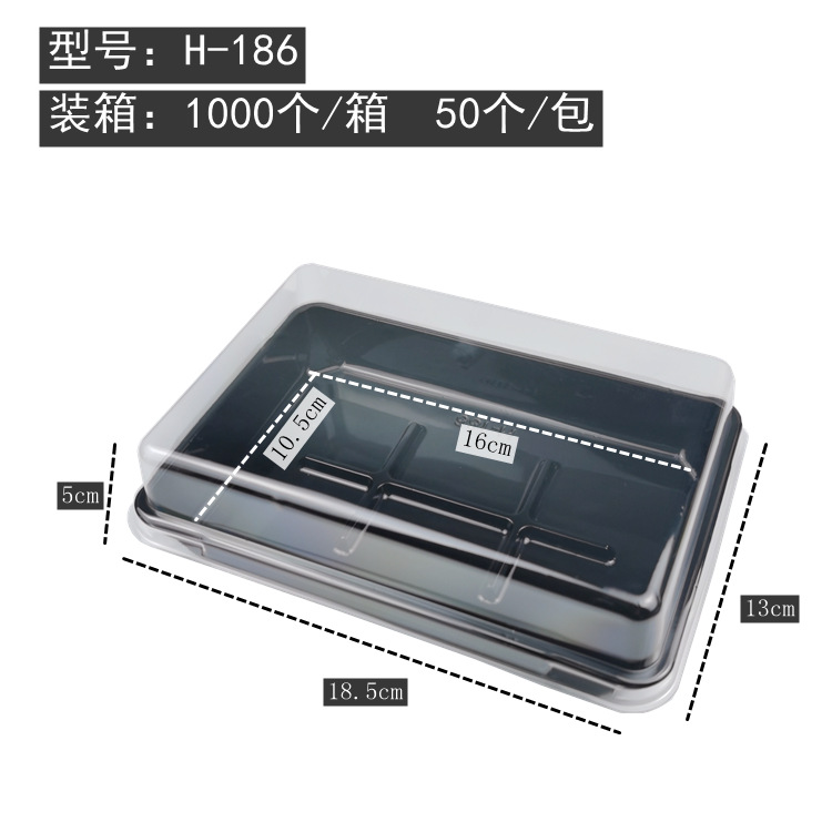 Nieve meiniang caja de embalaje 4/6 piezas de postre desechable puff carne seca hilo pequeño cáscara yema de huevo caja de embalaje crujiente al por mayor
