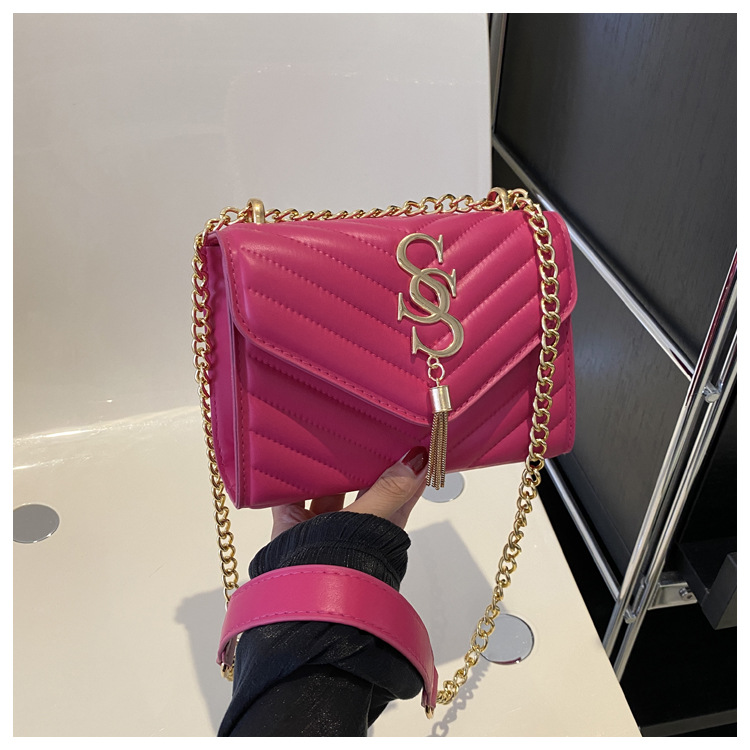 Damen Handtasche Im Western Stil Mit Kette Und Umhängefunktion_voghion.com
