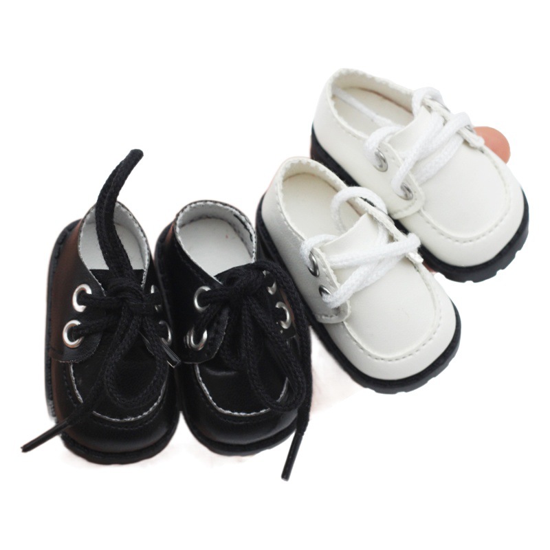 20cm muñeca de algodón EXO muñeca zapatos de juguete Milu zapatos de cuero mocasines estudiante zapatos uniformes 5,5*2,6 cm