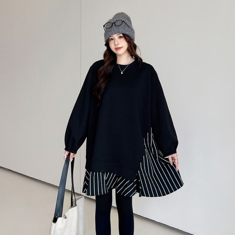  秋  L-3XL 大きいサイズ ワンピース