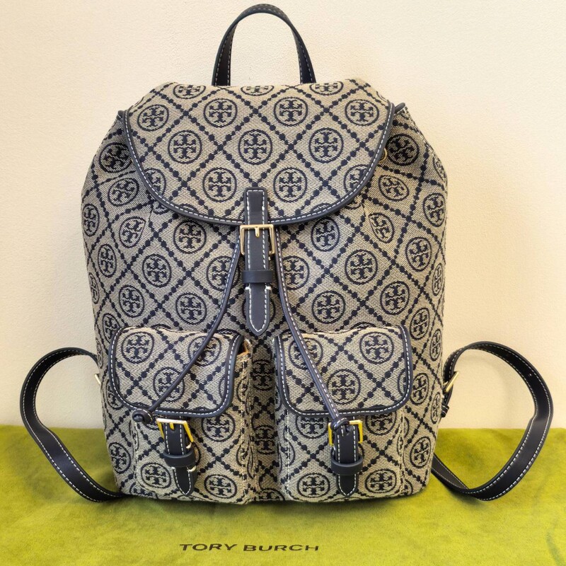 Tb Women's Bag Flip-Top Backpack Monogram School Bag Commuter Monogram Leather Travel Bag Large Capacity Casual Bag Tb Women's Bag Flip-Top Backpack Monogram School Bag Commuter Monogram Leather Travel Bag Large Capacity Casual Bag