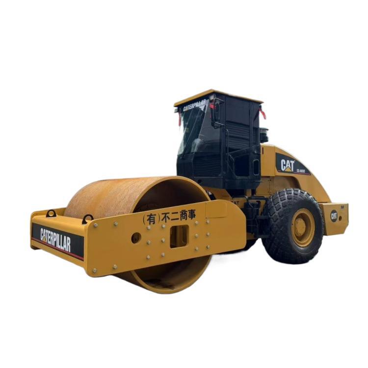 Usado Carter 683E 8 toneladas rodillo vibratorio de rueda de acero simple transferencia de bajo precio soporte de prueba de sitio