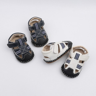 Men's Toddler Shoes Summer Soft-soled Baby Shoes 6-12 Months Non-slip Soft Toe Anti-kick Toddler Sandals