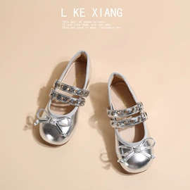 童皮鞋;童皮靴;水晶/水钻鞋