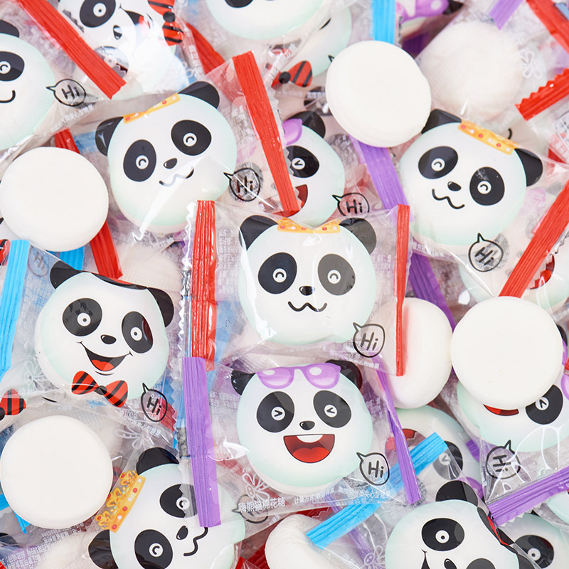 Marshmallow with Bursting Filling, Strawberry and Blueberry Jam, Soft Candy, New Year Candy, Wedding Candy, Children's Christmas Candy