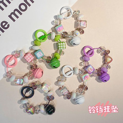 Apple iPhone Case Compatible Crossbody Bell Pendant Accessories Xiaomi Redmi Cute Charm Huawei Colorful Pendant for Women