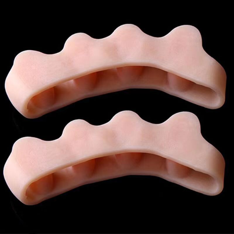 Thumb toe separator silicone five-toe overlapping toe separator thumb valgus corrector foot clip for men and women toe protector