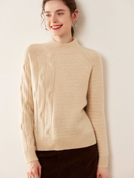 Woolen demi-season sweater
