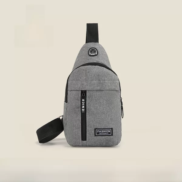 Cross-Border Chest Bag, Business Commuting, Lightweight Chest Bag, Outdoor Leisure Men's Bag, Large Capacity Men's Versatile Crossbody Bag