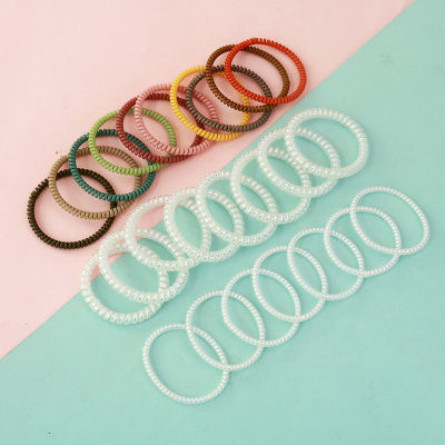 Telephone line Hair rope Hairpin Tousheng Hair tie Elastic adult Simplicity personality Versatile Headdress Cross border Electricity supplier