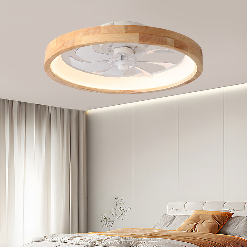 New Japanese Standard Solid Wood Fan Lamp Nordic Bedroom Dining Room Lamp with Fan Chandelier Factory Direct Sale 110V Cross-Border New Japanese Standard Solid Wood Fan Lamp Nordic Bedroom Dining Room Lamp with Fan Chandelier Factory Direct Sale 110V Cross-Border