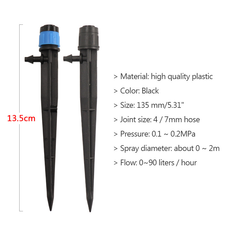 360 grados ajustable redondo completo tierra enchufe boquilla primavera riego cabeza fruta árbol tierra enchufe boquilla jardín Dispositivo de riego automático