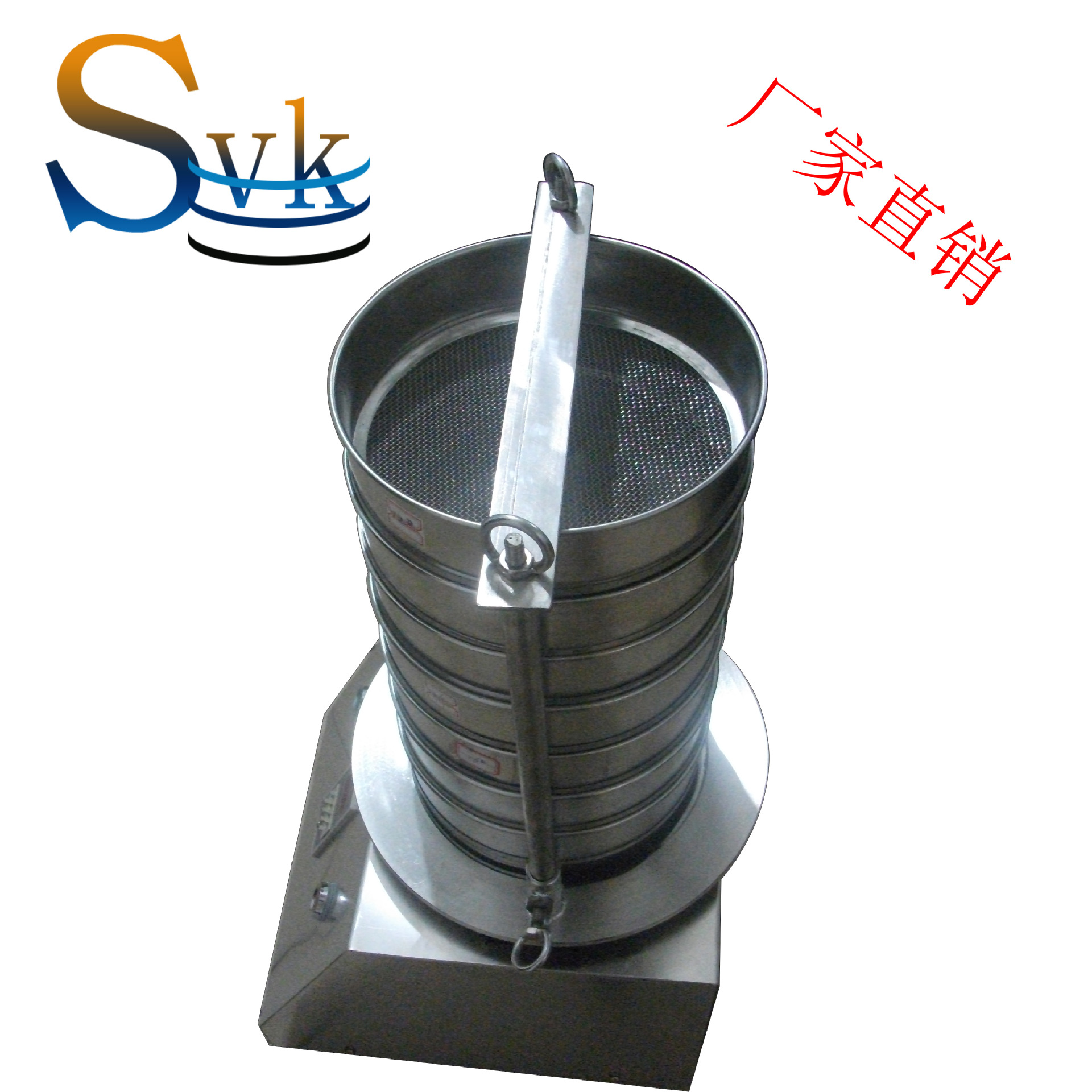 供应试验室用的精度物料粒度测试SV-200-Ⅱ标准检验筛（图）