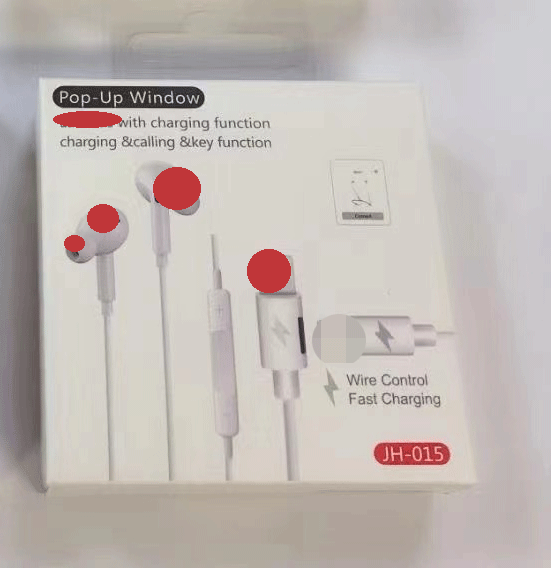 Aplicable a Apple 14 cuarta generación de tercera generación de control de alambre en la oreja relámpago llamada crackeo cable teléfono móvil fábrica