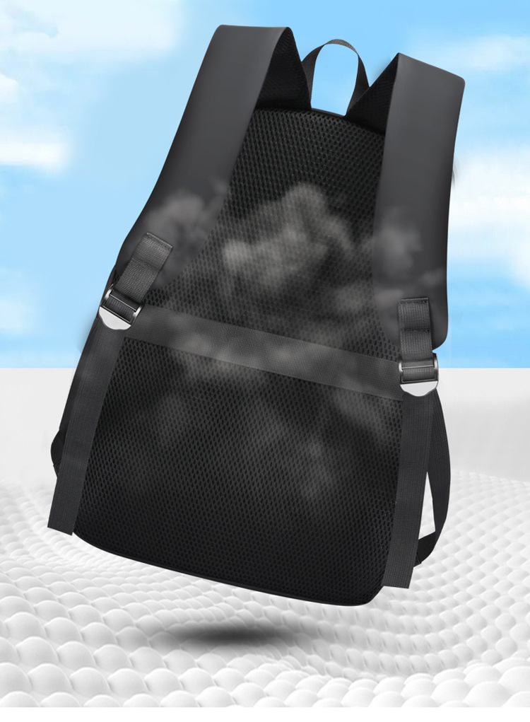 Men's outdoor large-capacity business travel bag, computer backpack, fashionable and casual student schoolbag backpack undefined