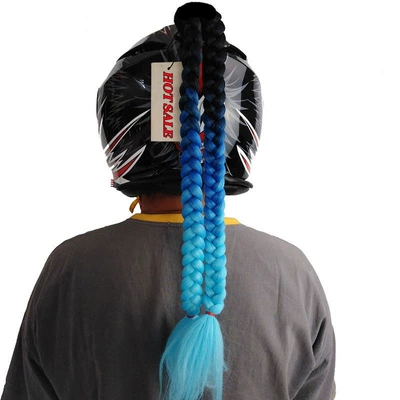 Cup Helmet Decoration, Motosiklet dəbilqələri - black-dark-blue-light-blue