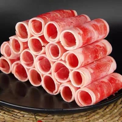 Mutton roll domestic fresh Sheep beef Little Sheep Hot Pot Ingredients Recuperate Beef and mutton On behalf of One piece wholesale