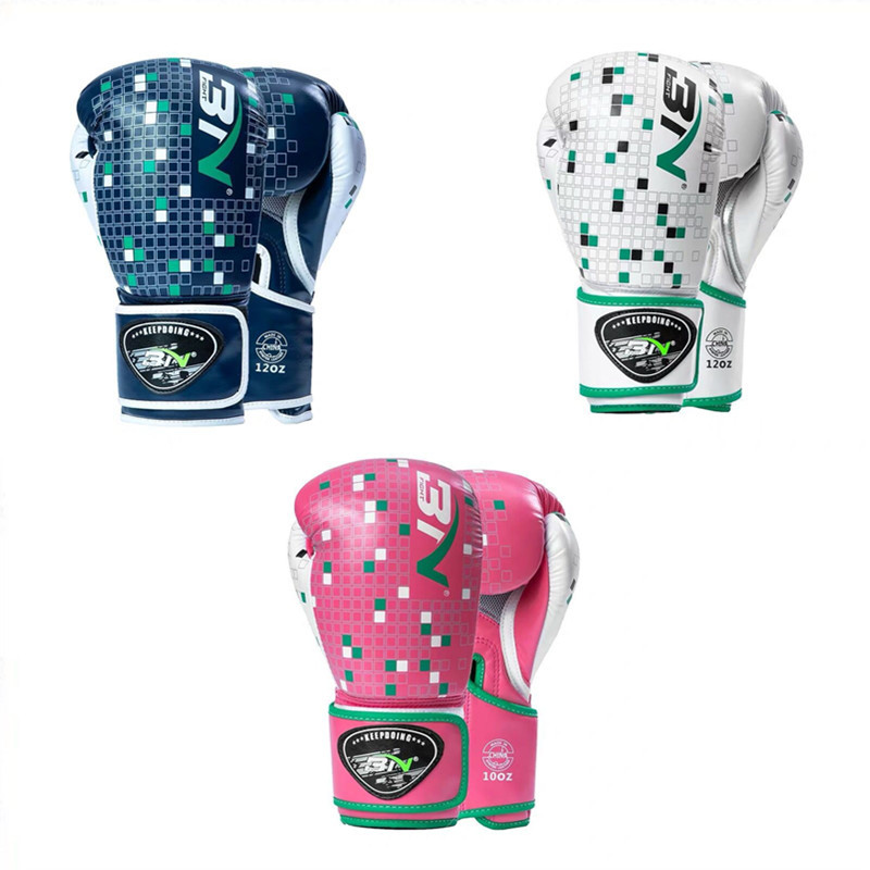 Bn 8/10/12oz Full Finger Sanda Fighting Boxing Gloves for Children and Adults Taekwondo Martial Arts Fighting Muay Thai