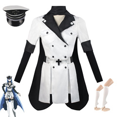 A full set of cosplay costume for Esdeath from "Kill la Kill", anime performance cosplay uniform set