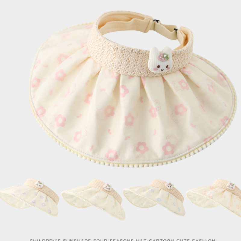 Chapéu de sol infantil com aba larga para o verão_voghion.com